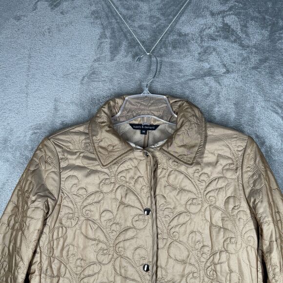 Supply & Demand Jacket Womens Medium‎ Ivory Quilted Casual Bohemian Grannycore - Picture 5 of 11